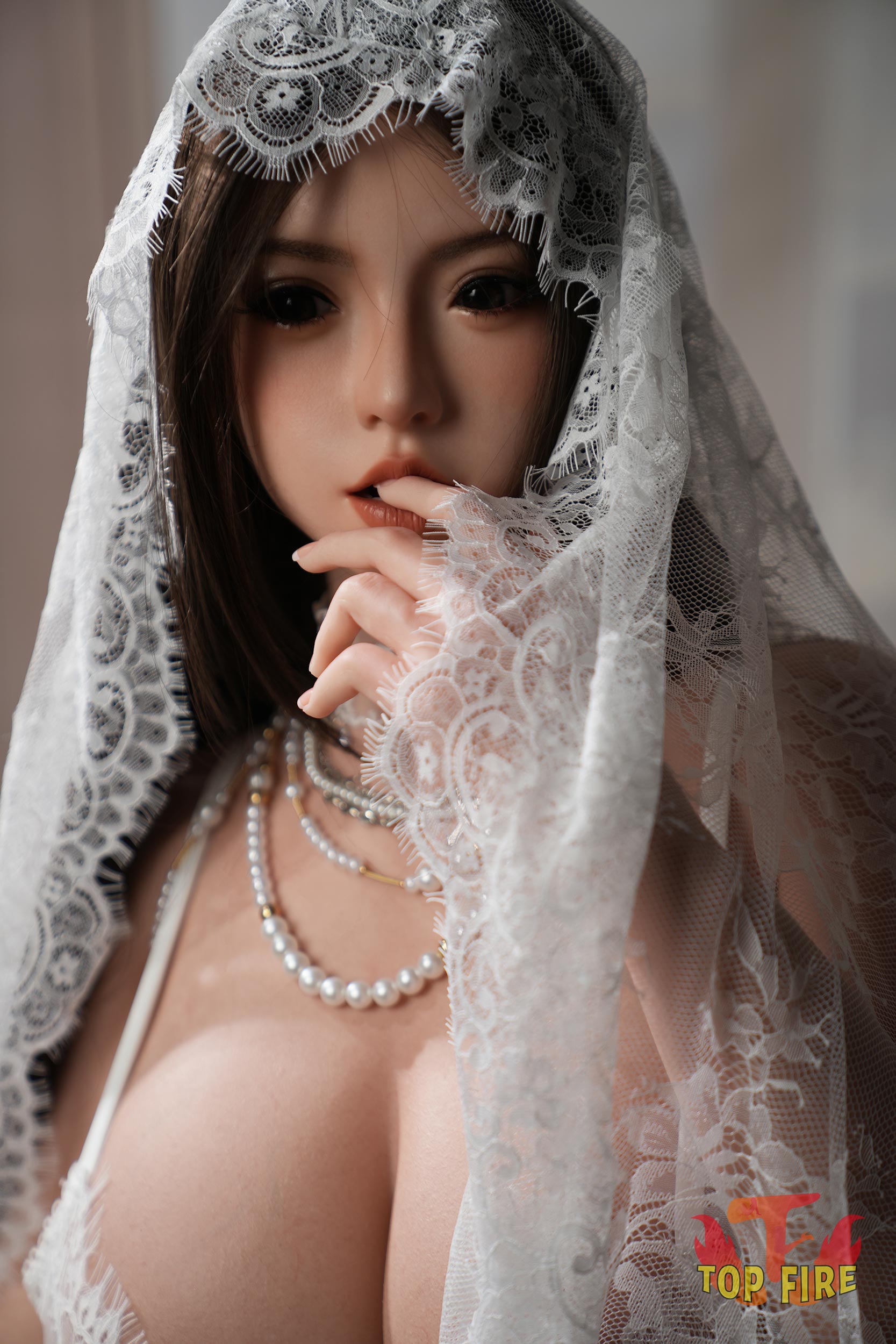 162cm/5ft4 I-Cup Silicone Sex Doll with ROS Head - T64 Grace