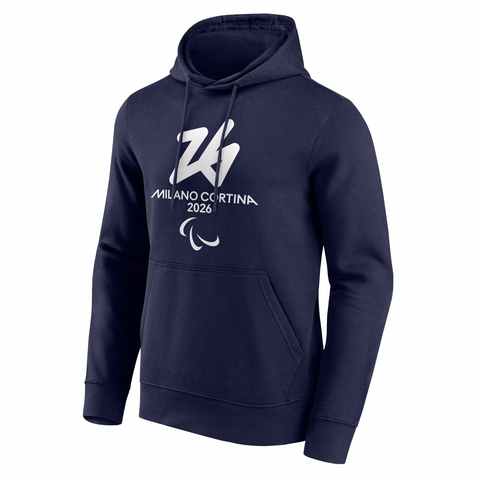 Milano Cortina 2026 Paralympics Primary Logo Graphic Hoodie - Navy