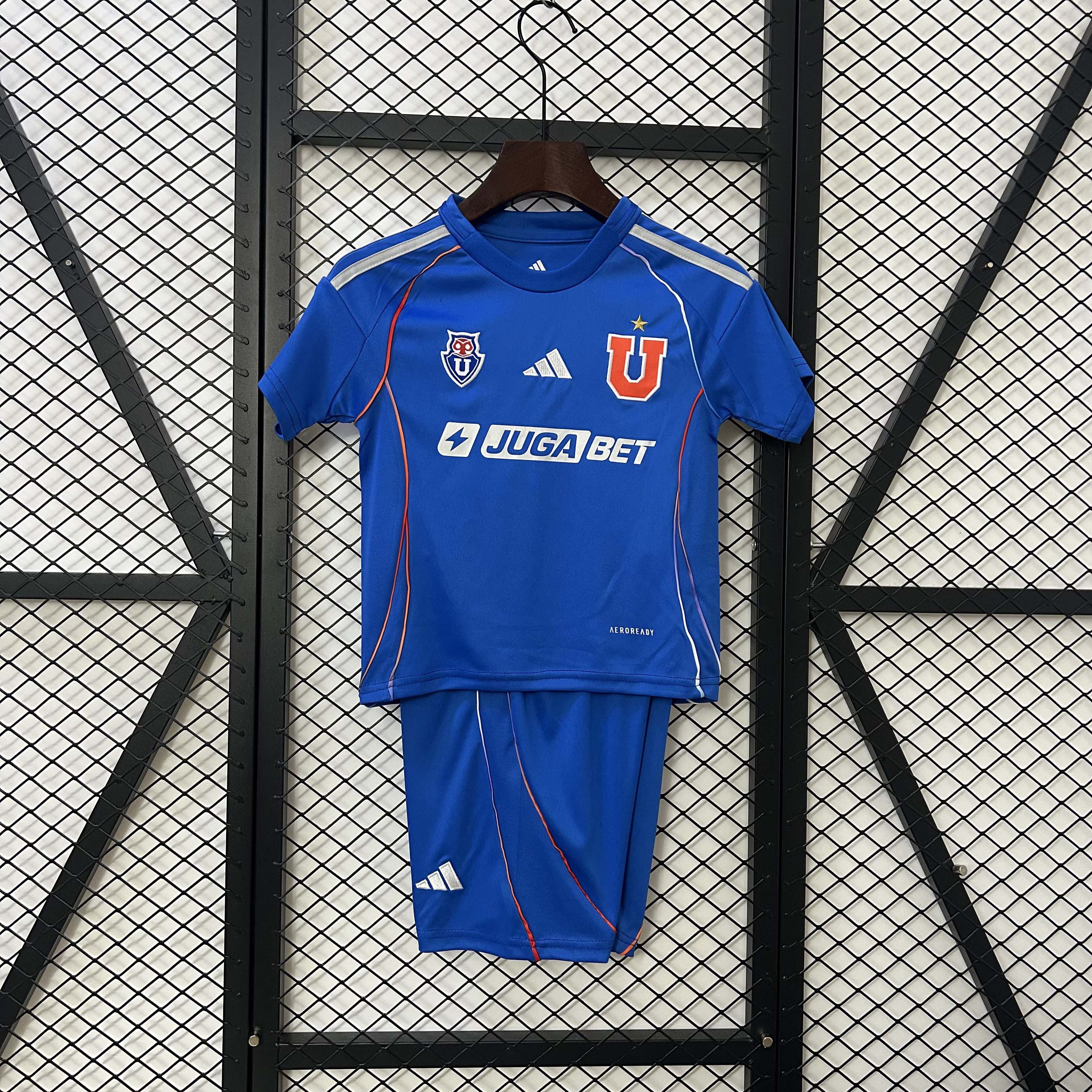 2025/2026 Universidad de Chile Home Football Shirt 1:1 Thai Quality Kids Size