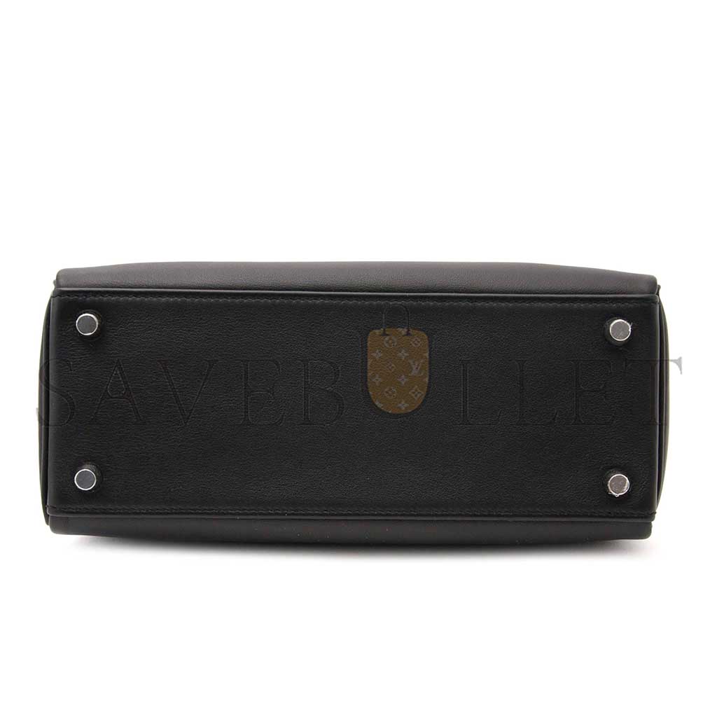 HERMÈS KELLY 25 BLACK SWIFT (25*17*7cm)