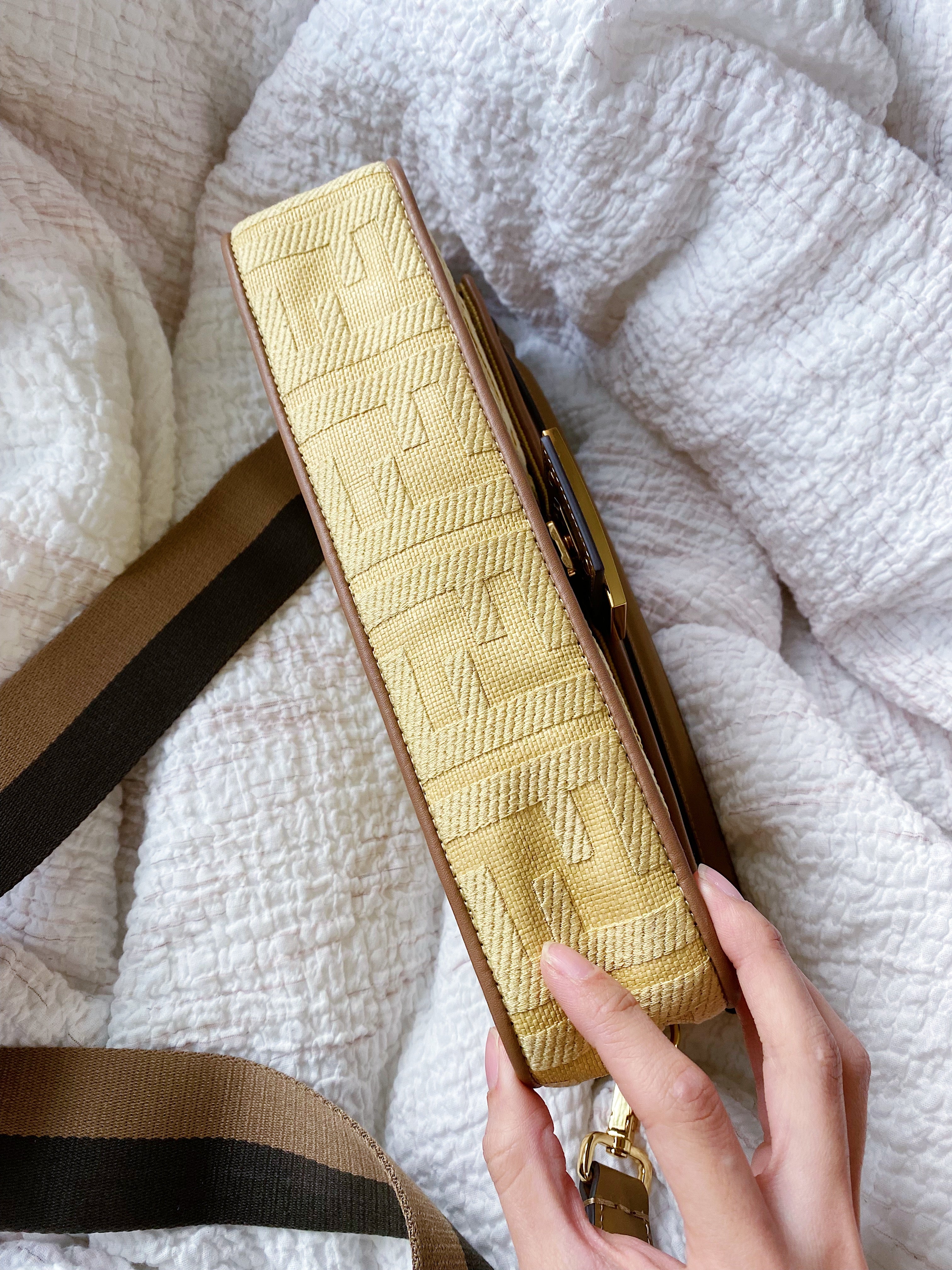 TOP FENDI FENDI Baguette Canvas Bag - Yellow