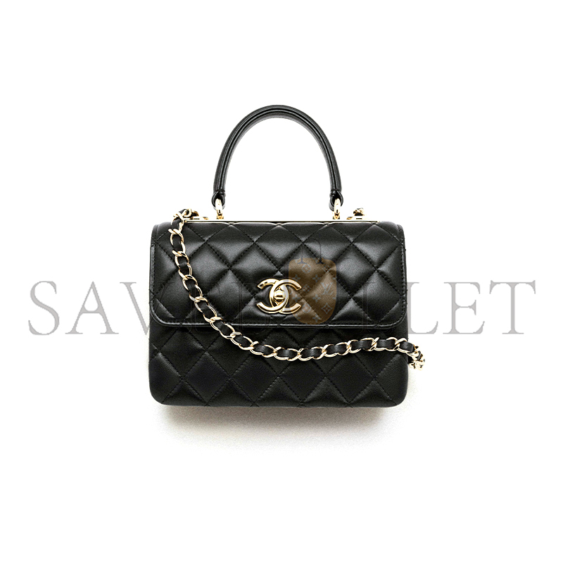 CHANEL MINI FLAP BAG WITH TOP HANDLE AS4654 (20*15*8cm)