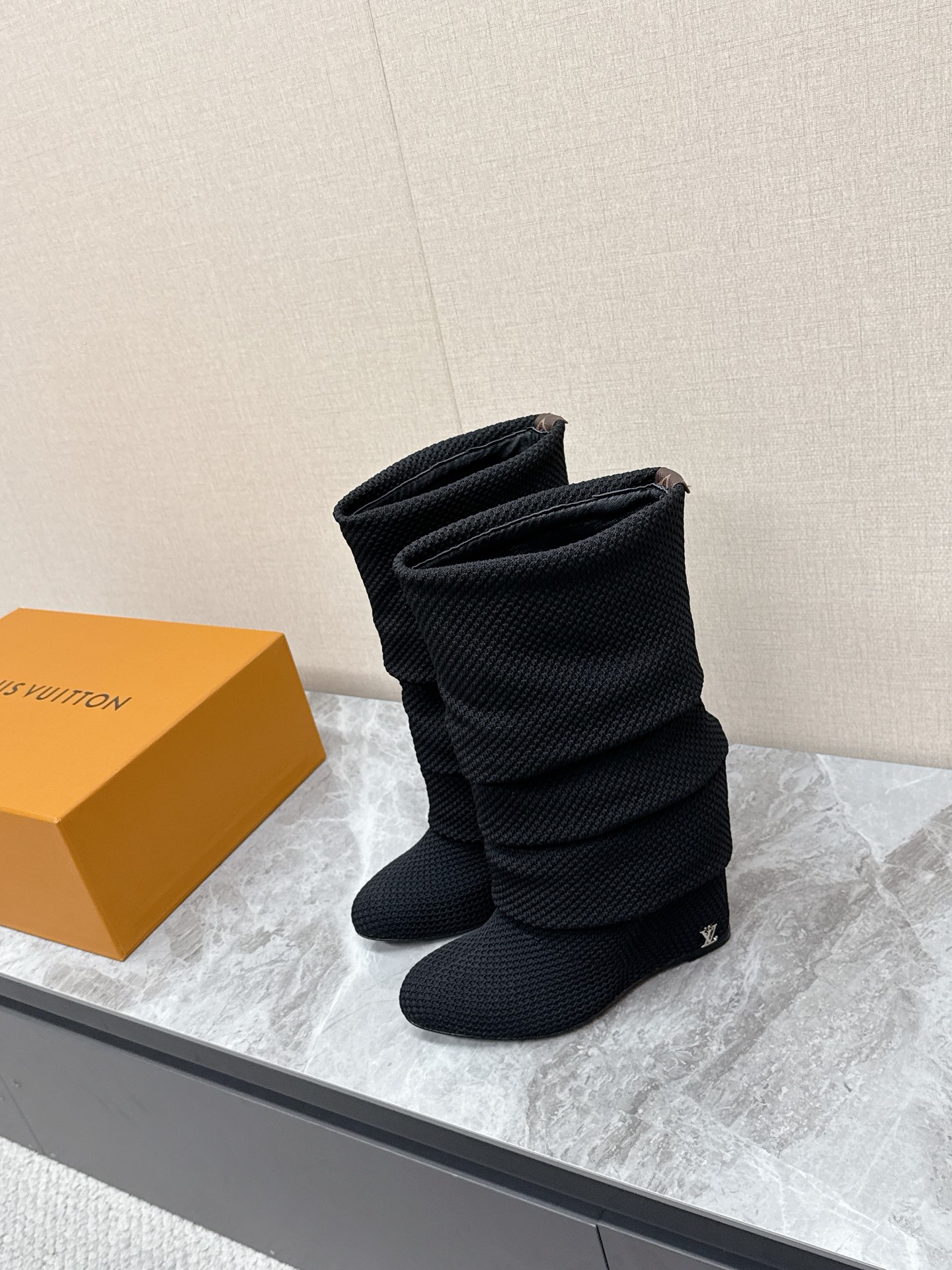 TOP Louis Vuitton LV 10cm Height Heels Boots - 3 Colors