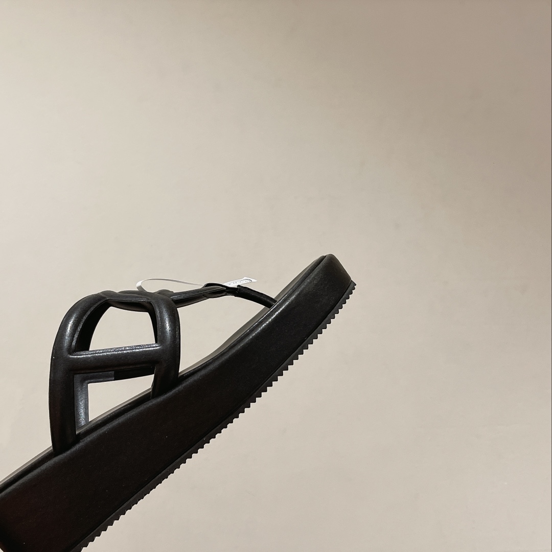 TOP HERMES Gipsy Flats Mules - 4 Color