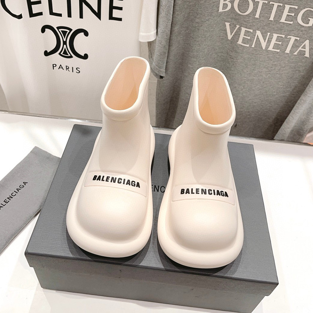 Balenciaga round Toe Rain Boots Slide Sandal(Replica)