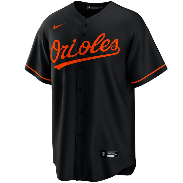 Baltimore Orioles Black Custom Jersey