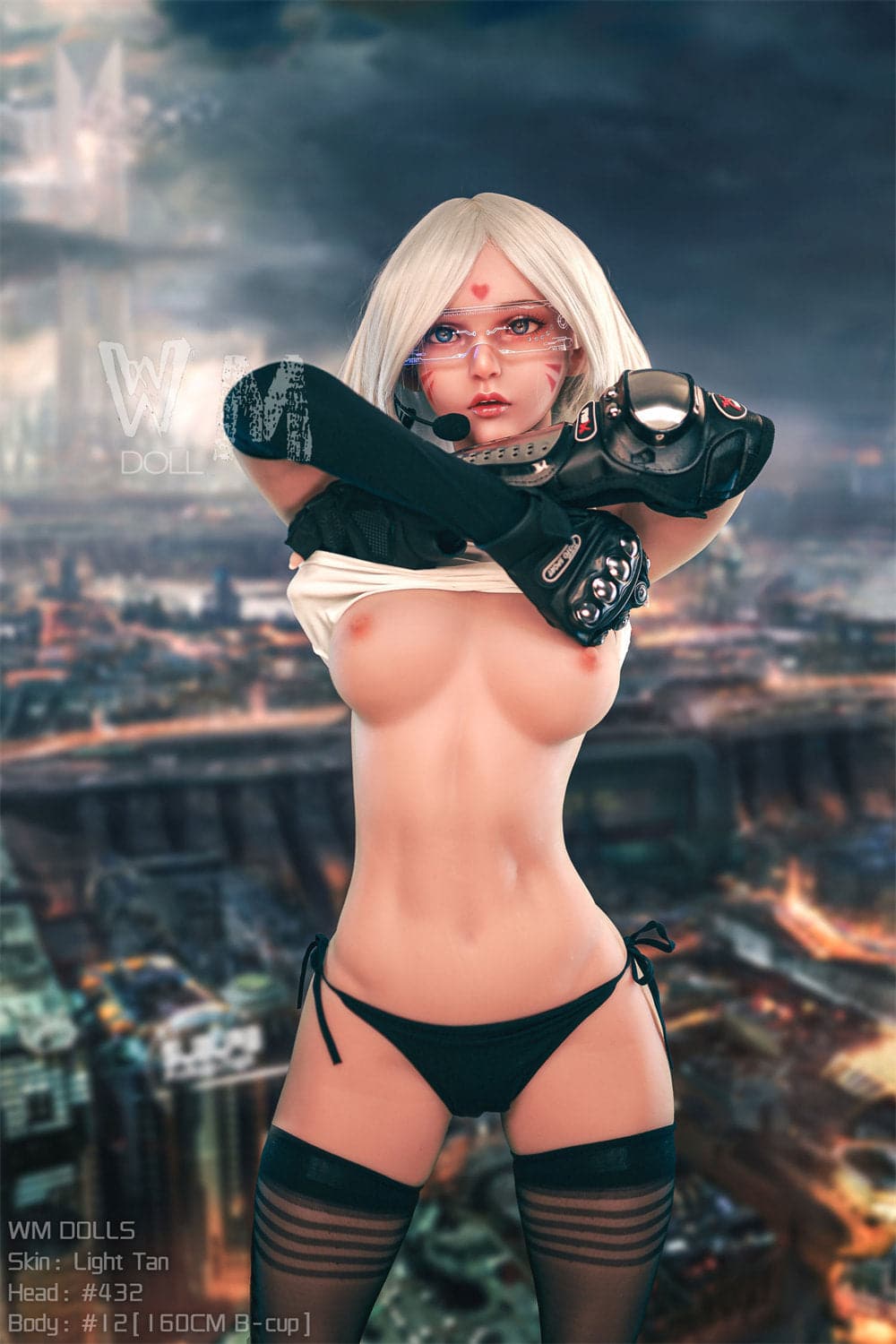 160cm/5ft3 B-cup 2B Real Life Sex TPE Doll with #432 Head