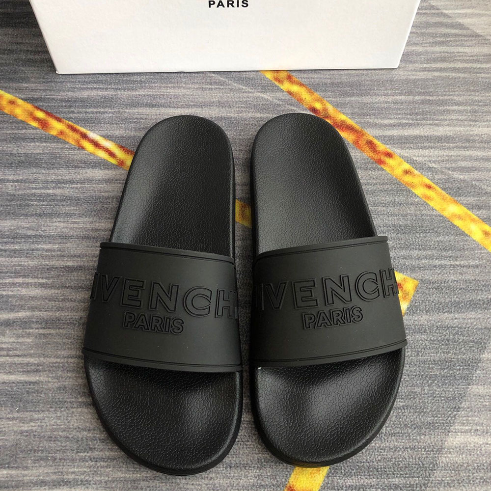 Givenchy Rubber Logo flip-flops Slide Sandal(Replica)
