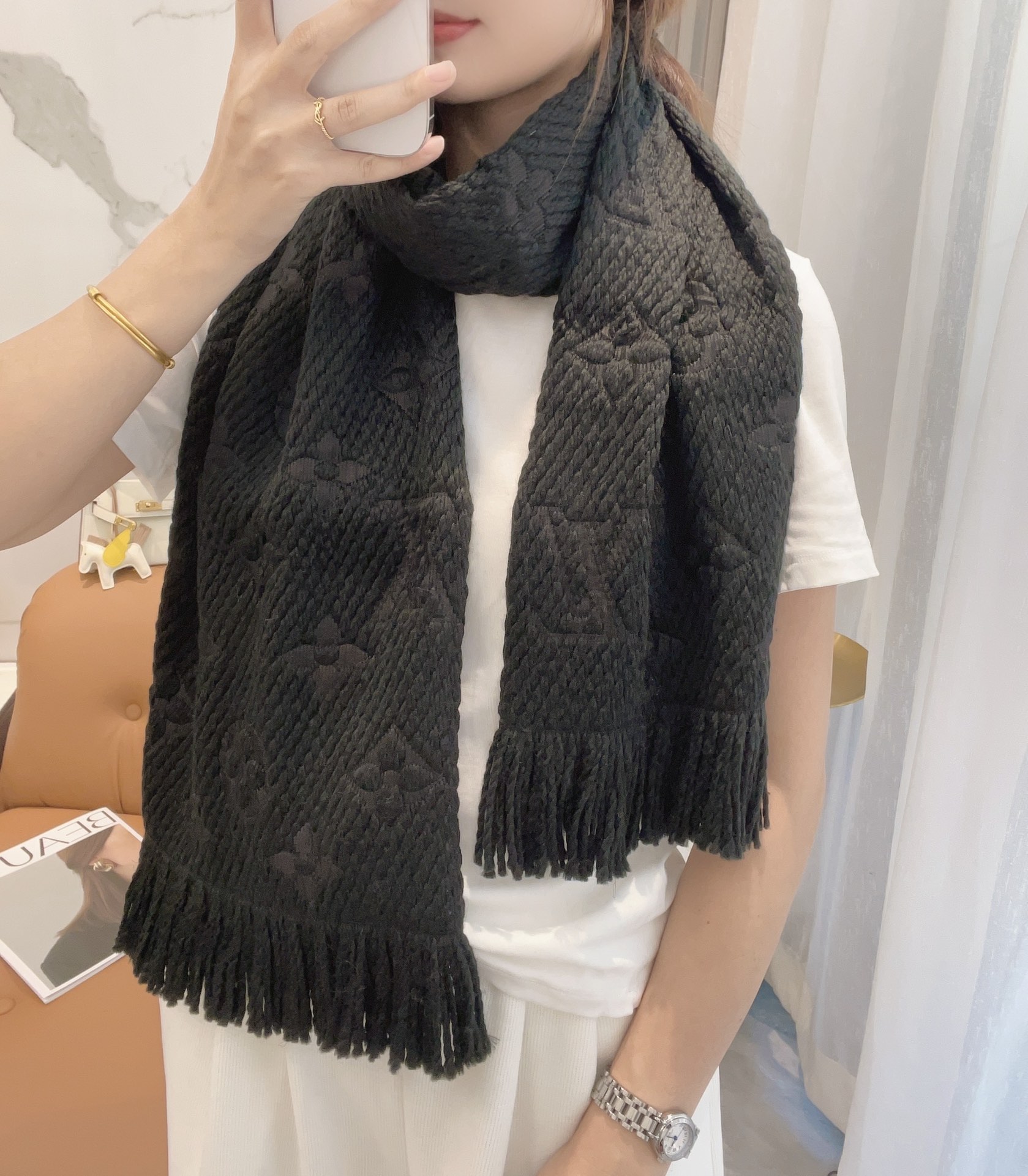 TOP Louis Vuitton LV Scarf  175*31cm - 5 Colors