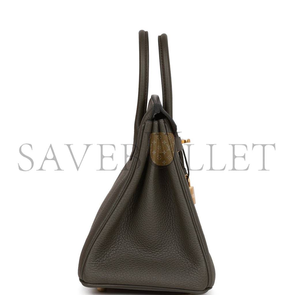 HERMES MASTER BIRKIN 25 VERT DE GRIS TOGO GOLD HARDWARE HANDMADE (25cm)