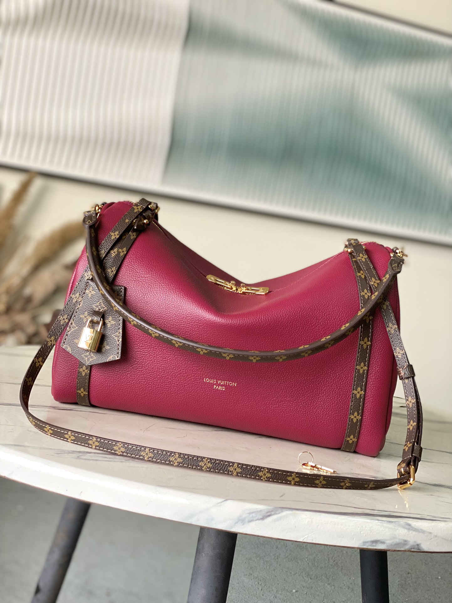 TOP Louis Vuitton LV Express Bag 24 x 18.5 x 36  cm - Rose Red