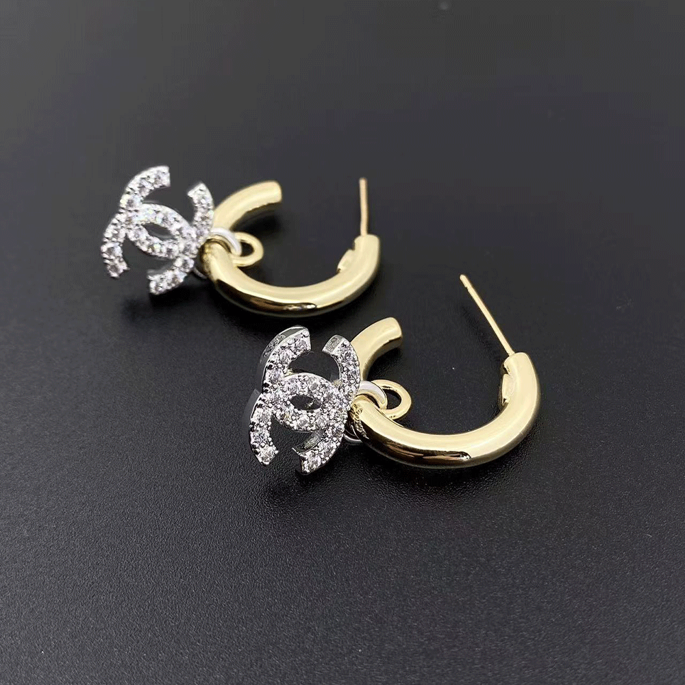 Chanel double c stud earrings（Replica）