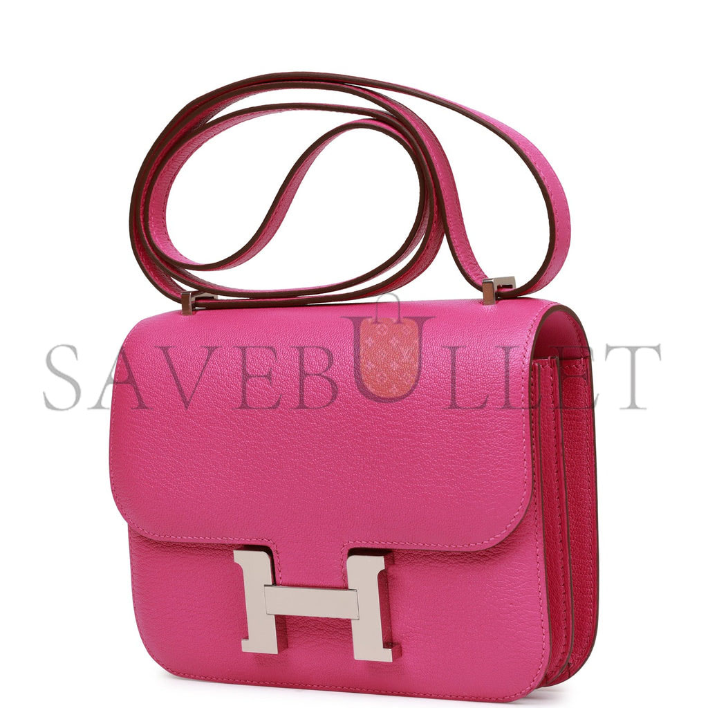 HERMES CONSTANCE 18 EVERCOLOR PALLADIUM HARDWARE (18*15*4cm)