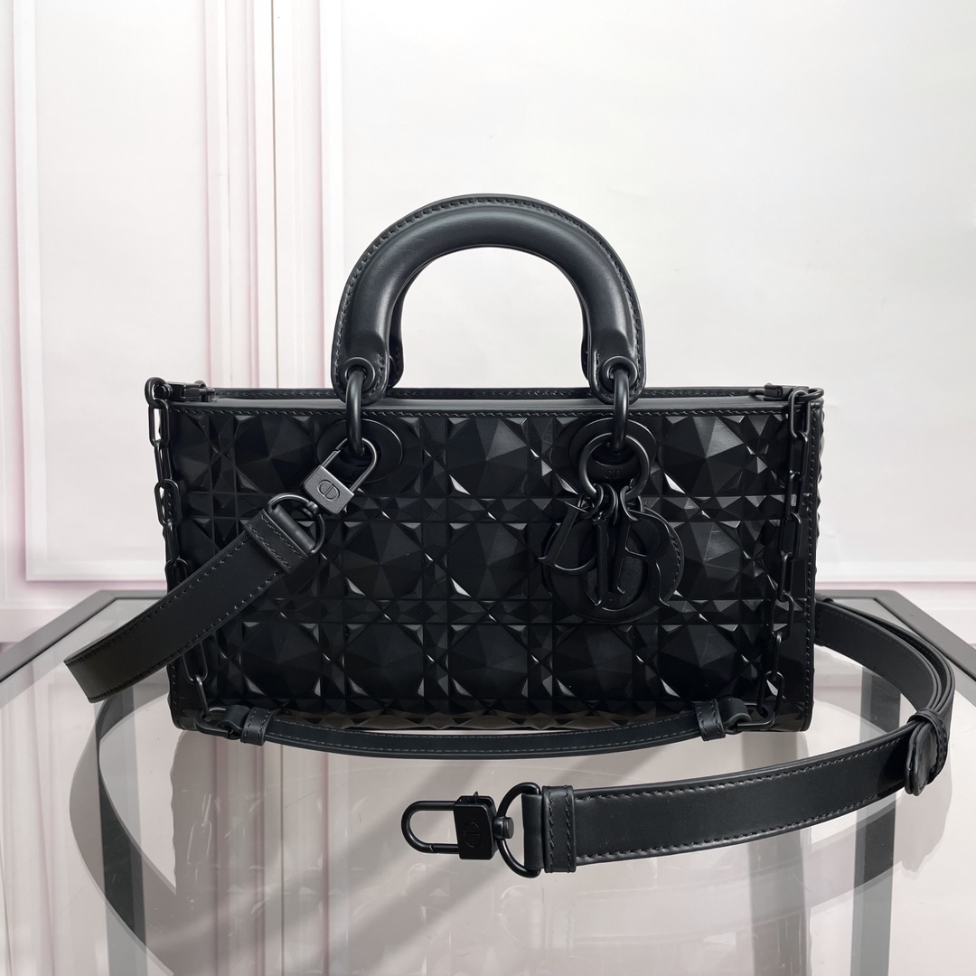 TOP Christian Dior Lady D-Joy Bag Diamonds Motif 26x6x14cm - 2 Color