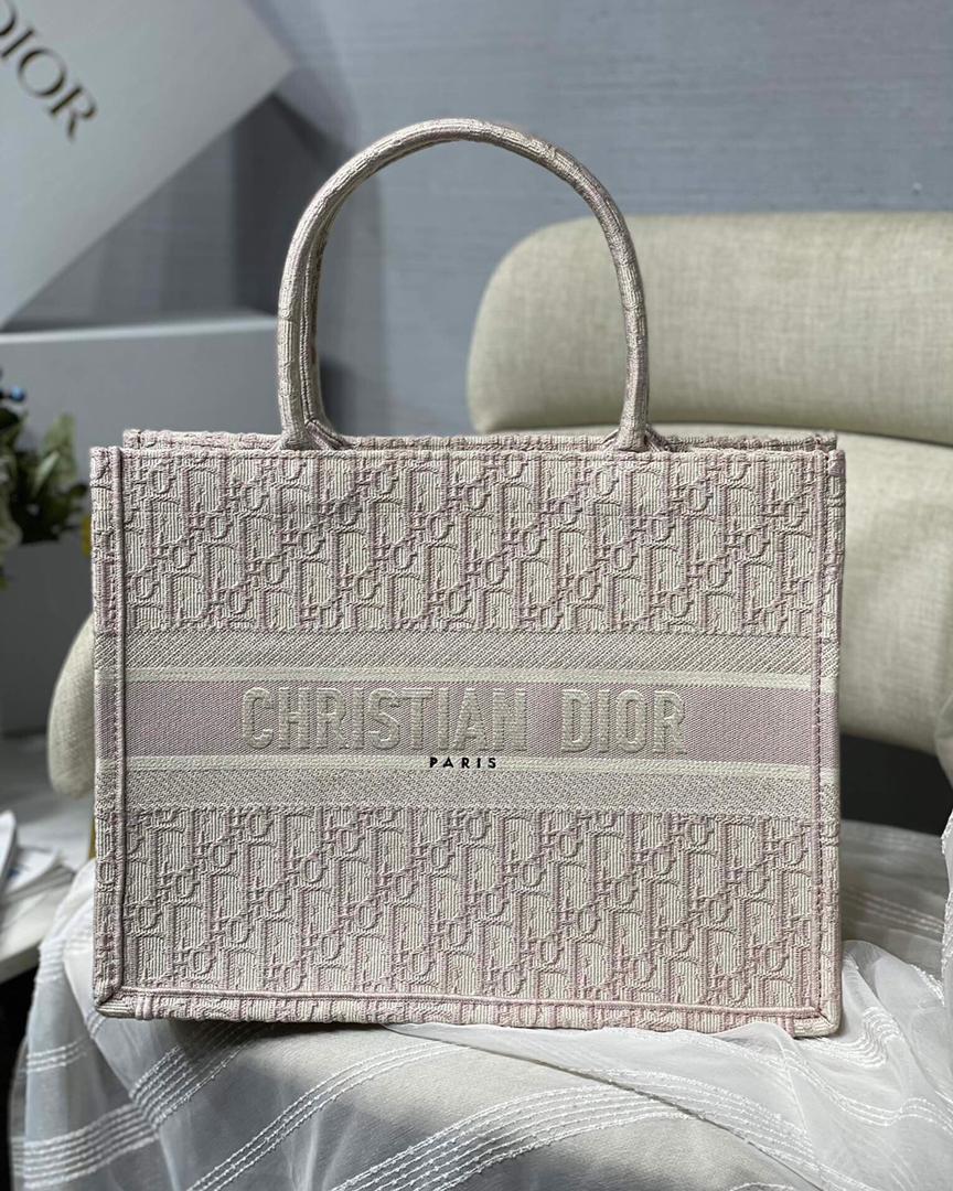 TOP Christian Dior Book Tote Bag Medium 36.5cm - Pink