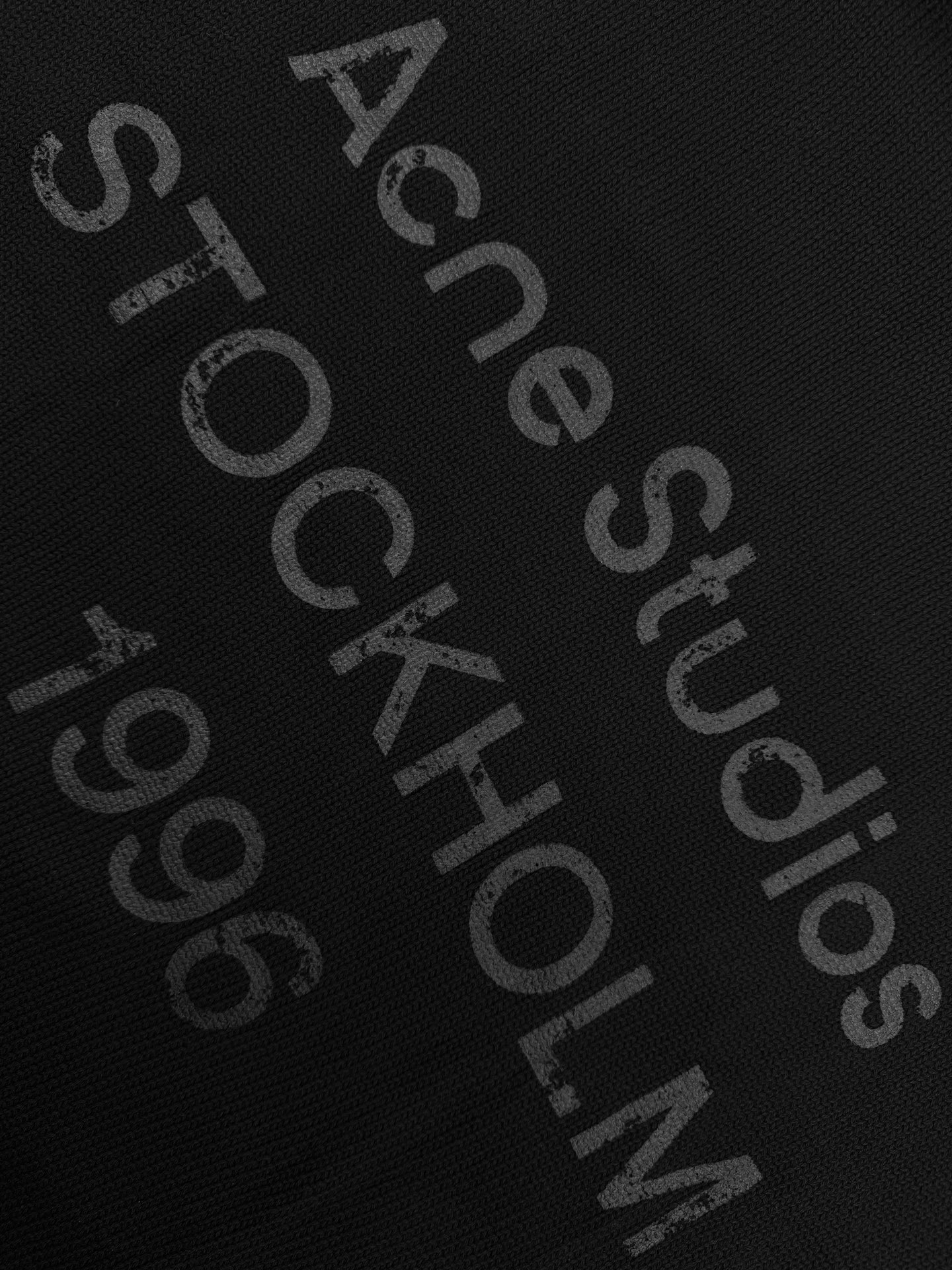 Acne Studios 印花徽标毛衣