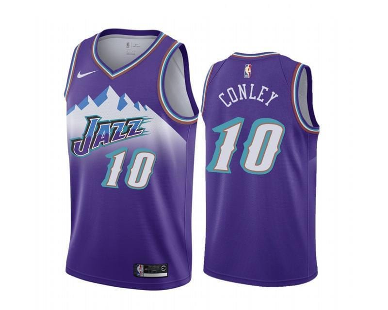 Mike Conley Utah Jazz Throwback Jersey