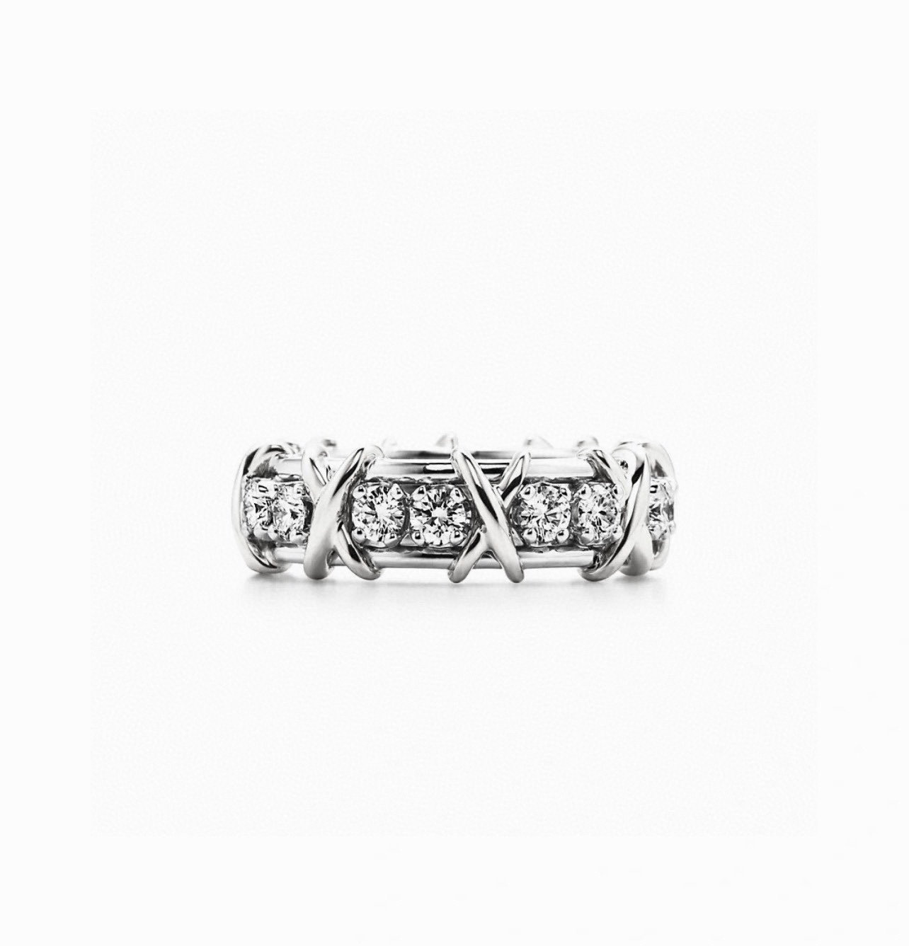 TOP Tiffany and Co. Sixteen Stone Ring-3 Colors