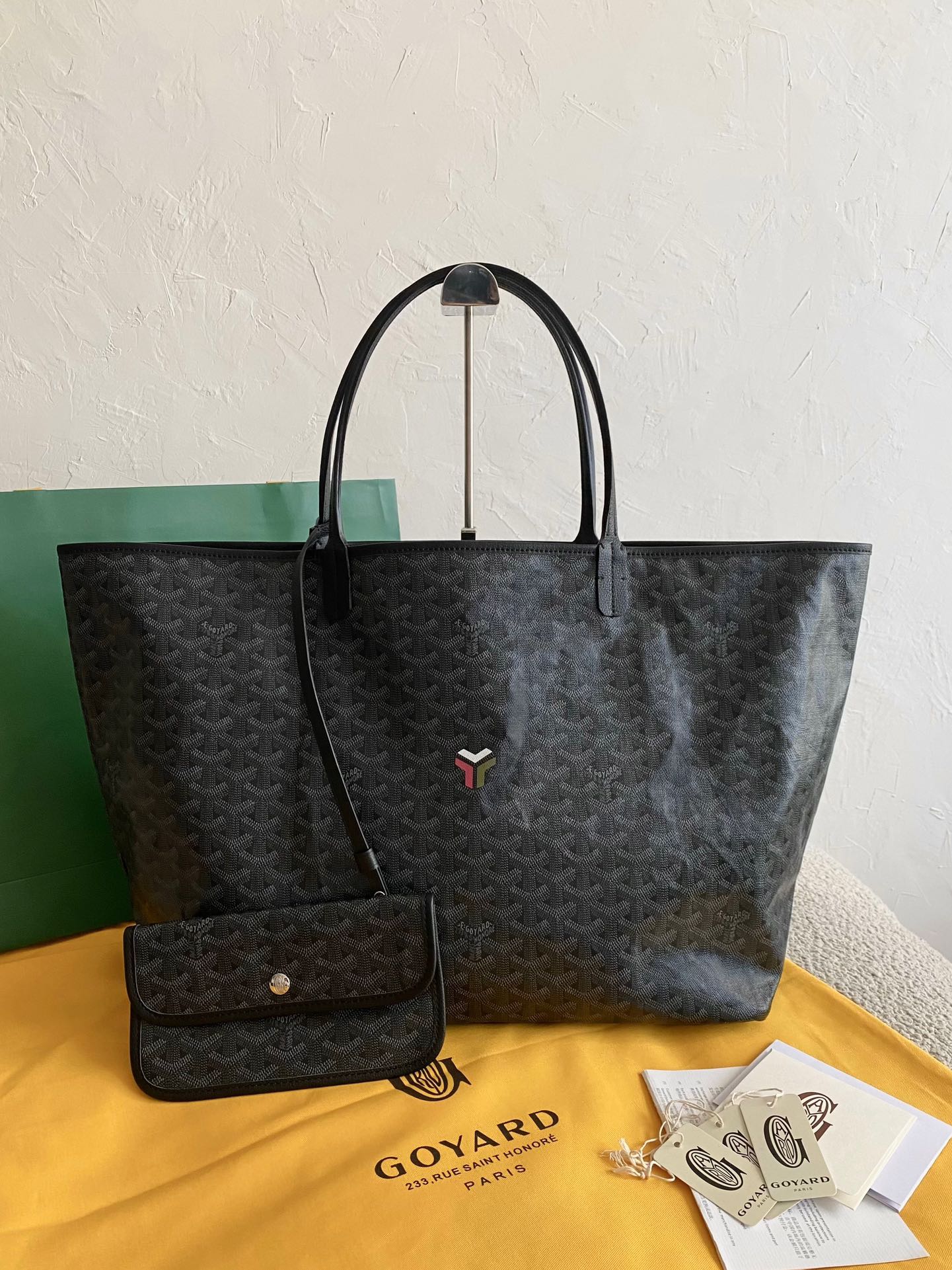 TOP Goyard Saint Louis Bag  28 cm x 15 cm x 34 cm/34 cm x 20 cm x 40 cm - Black