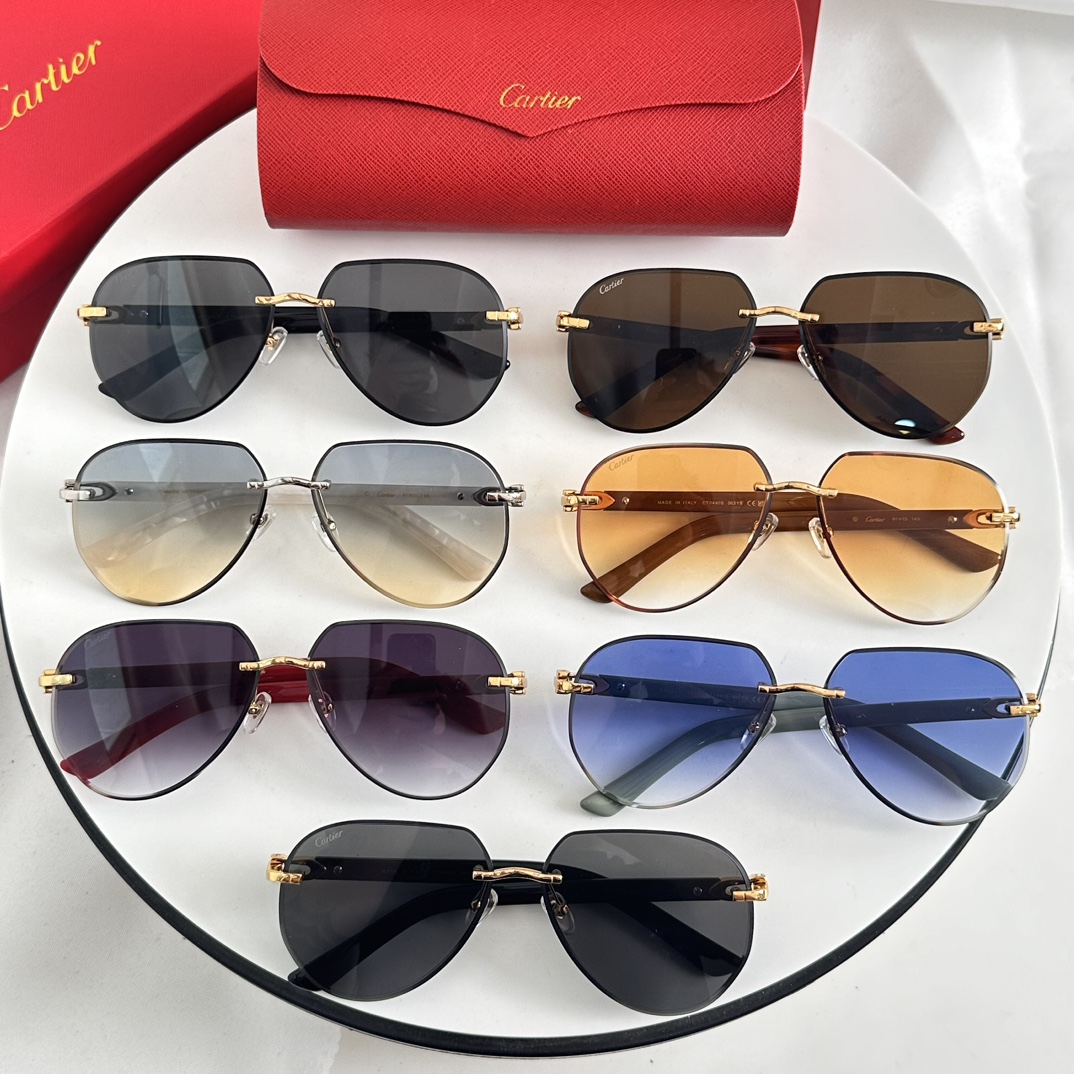 TOP Cartier Sunglasses - 7 Color