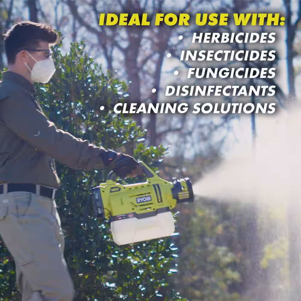 ONE+ 18V Cordless Electrostatic 0.5 Gal Sprayer with 2.0 Ah Battery and Charger