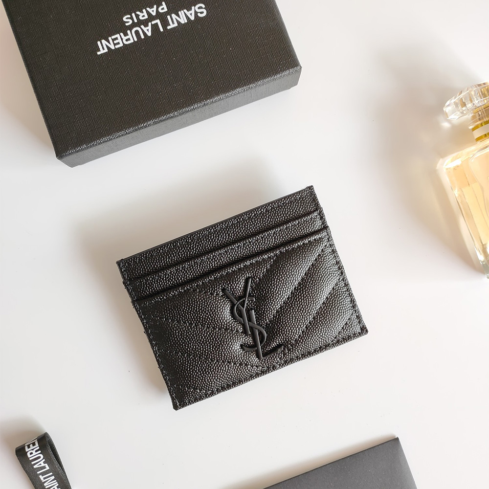 Saint Laurent YSL Caviar Leather Card bags (Replica)