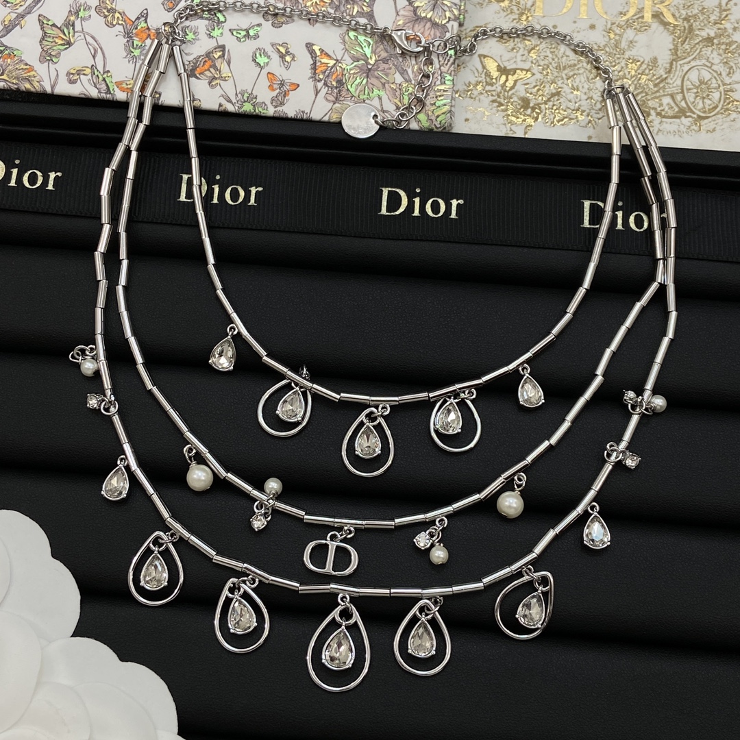TOP Christian Dior Necklace - Silver