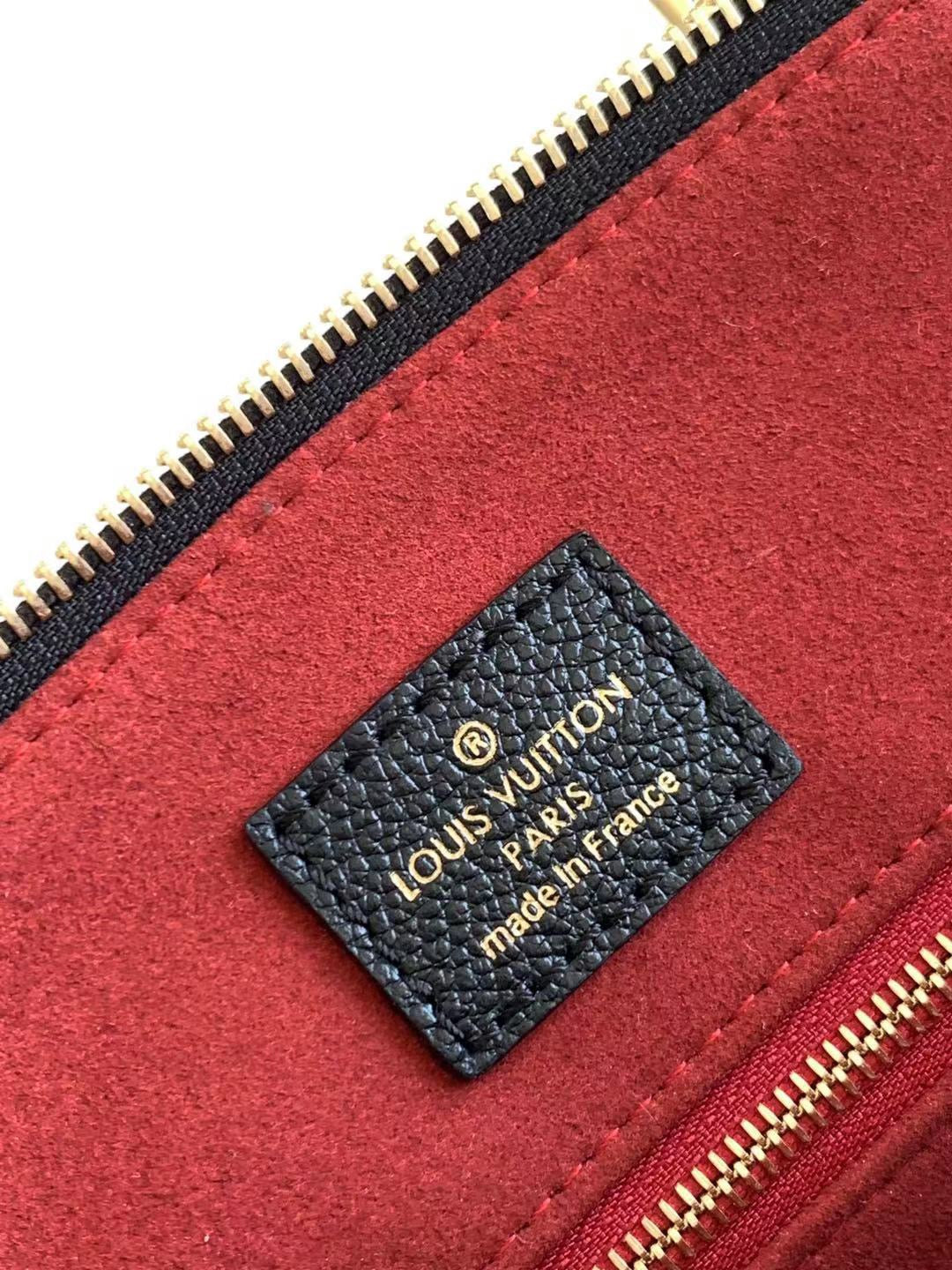 TOP Louis Vuitton LV L*V Grand Palais Monogram Empreinte Bag - Black