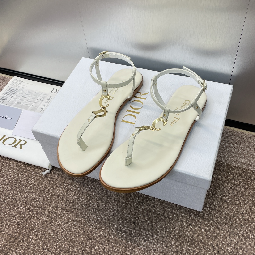 TOP Christian Dior C'est Flat Sandals - 3 Color