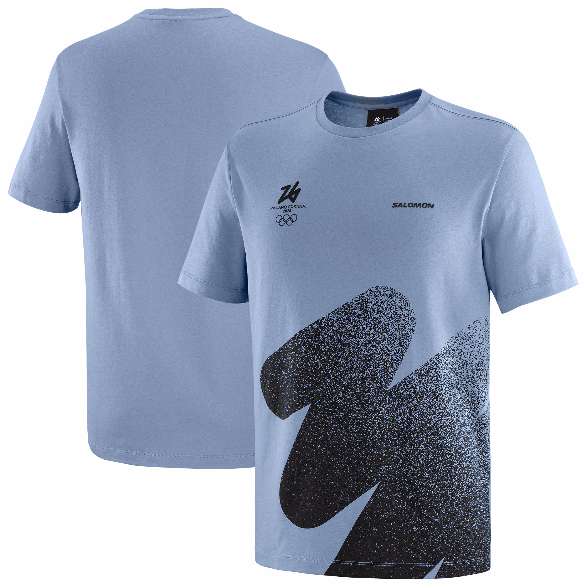 Milano Cortina 2026 Olympics Salomon Logo Graphic T-Shirt - Unisex - Navy
