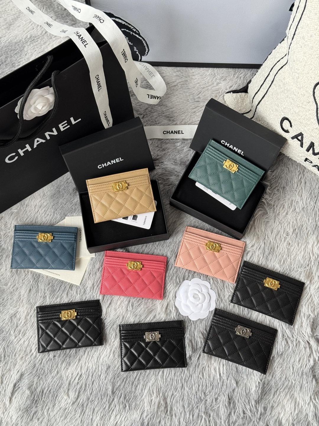 TOP CHANELLleboy Cardholder 11×7.5×1cm- 9 Colors