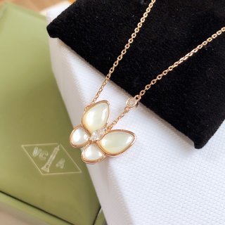 TOP Van Cleef & Arpels Fauna Butterfly Necklace