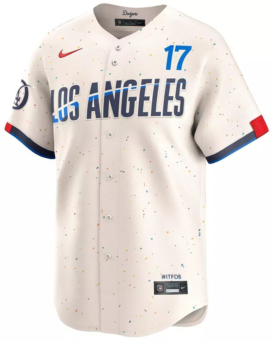 Men's Los Angeles Dodgers Shohei Ohtani City Connect Cream #17 Limited Jersey