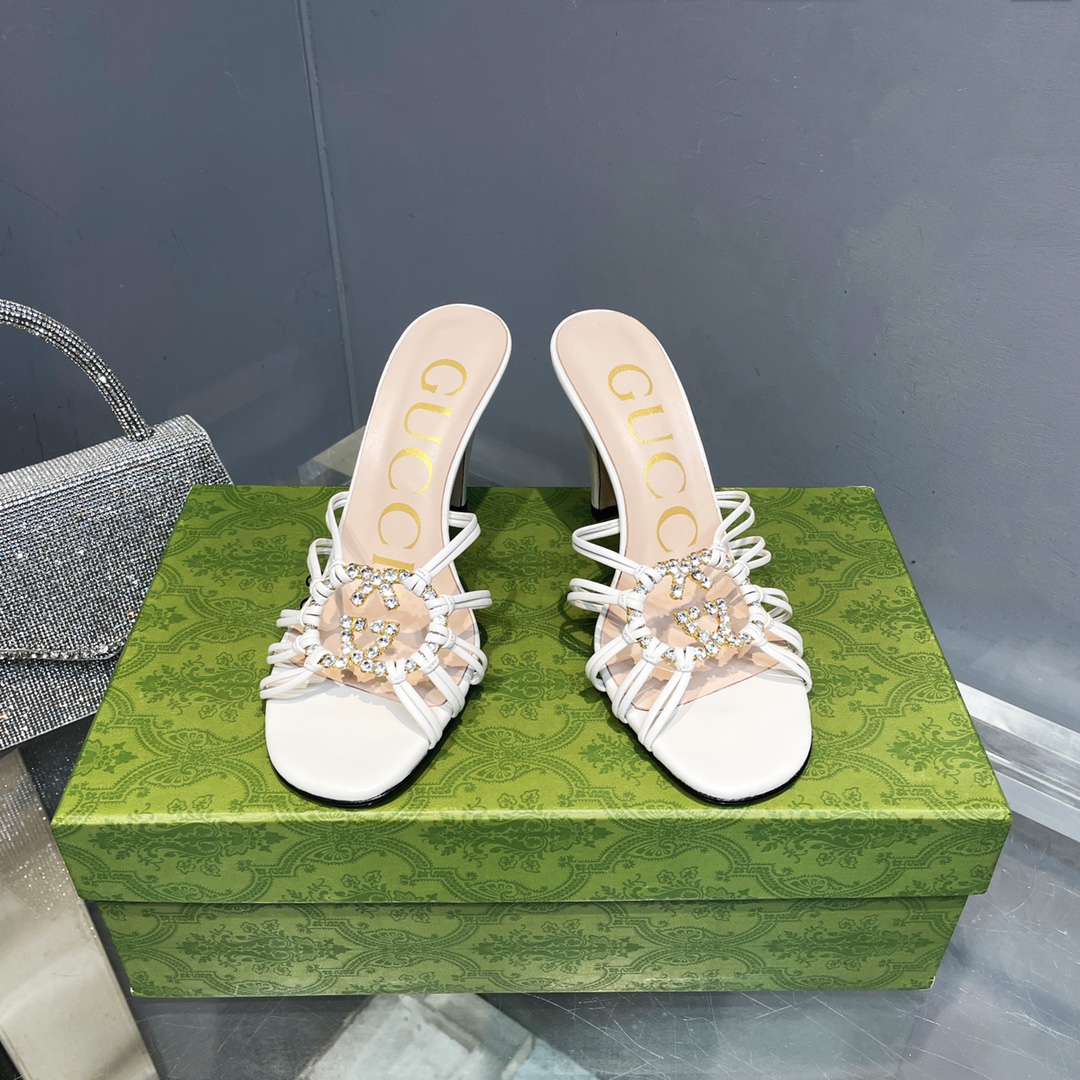 TOP GUCCI Lsa Diamond Sandals - 11 Color