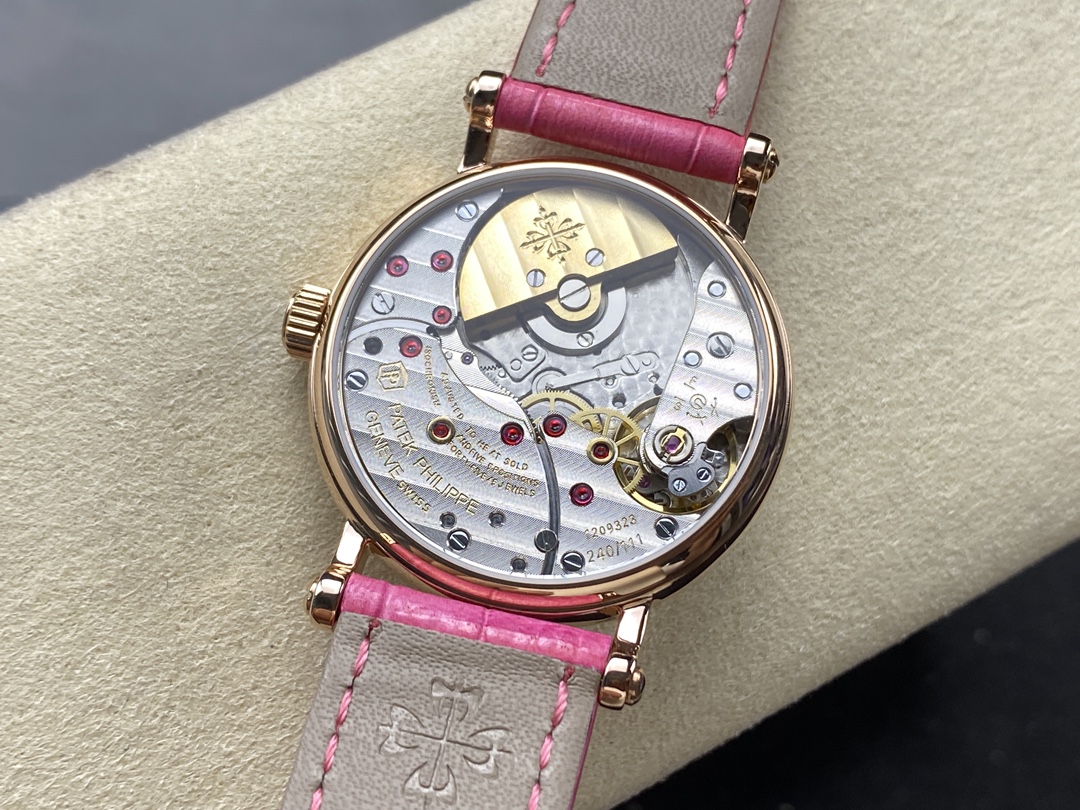 TOP Patek Philippe 7200R-001 Watch 34.6mm-Rose Pink
