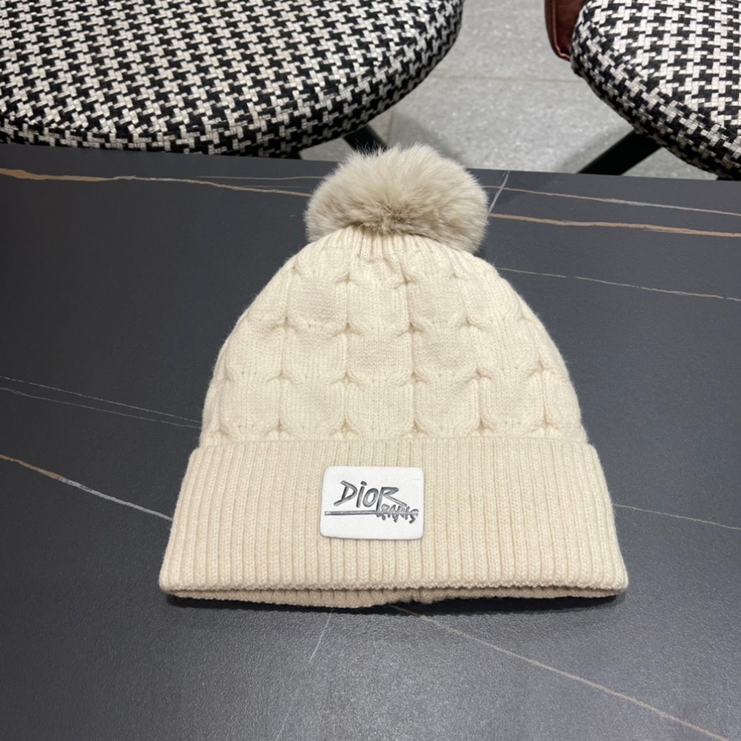 TOP Christian Dior Knitted Wool Hat - 4 Color