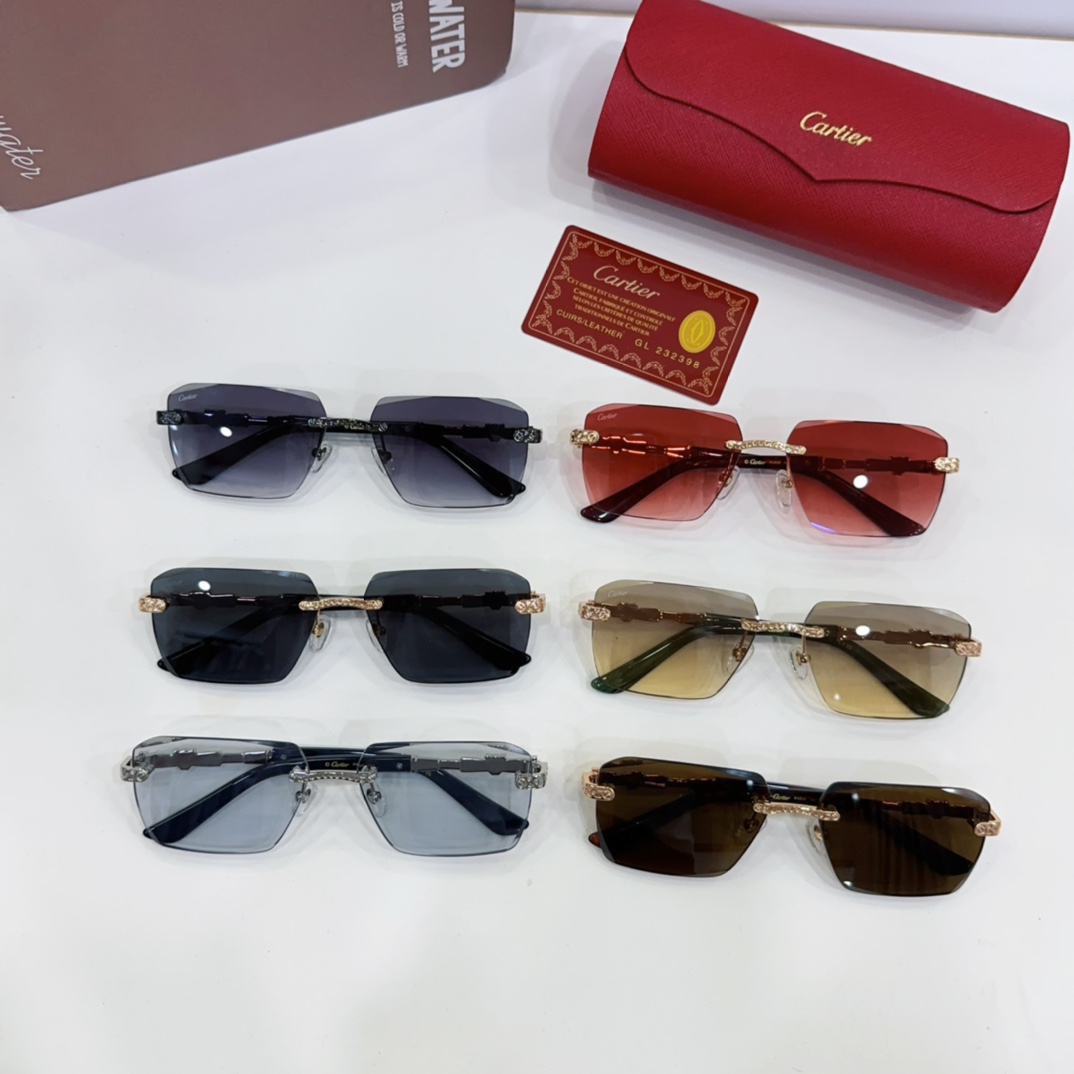 TOP Cartier Sunglasses - 6 Color