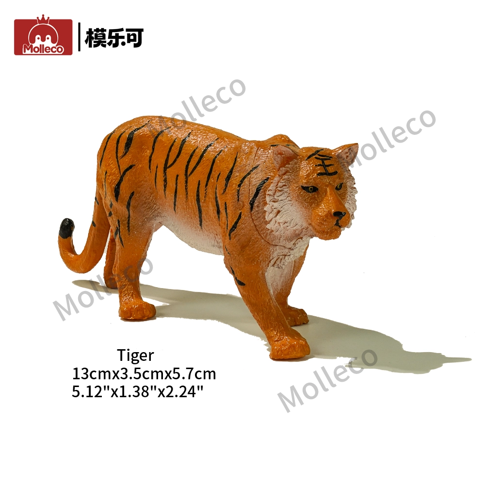 Molleco Animal Figure Toys for Kids and Children Tiger CP037-2
