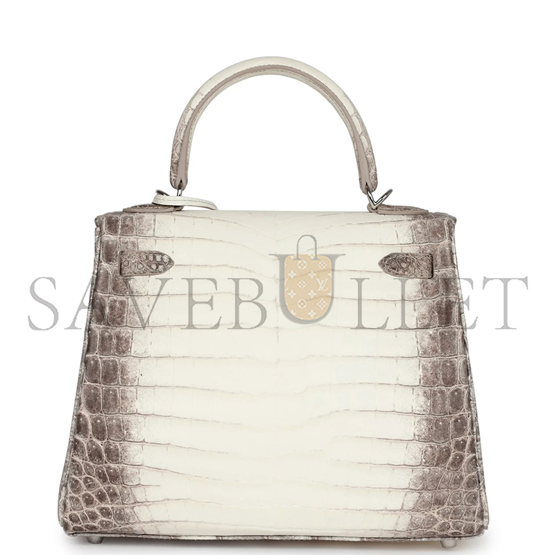 HERMÈS 28 MATTE HIMALAYAN NILOTICUS WITH PALLADIUM HARDWARE (28*22*10cm)