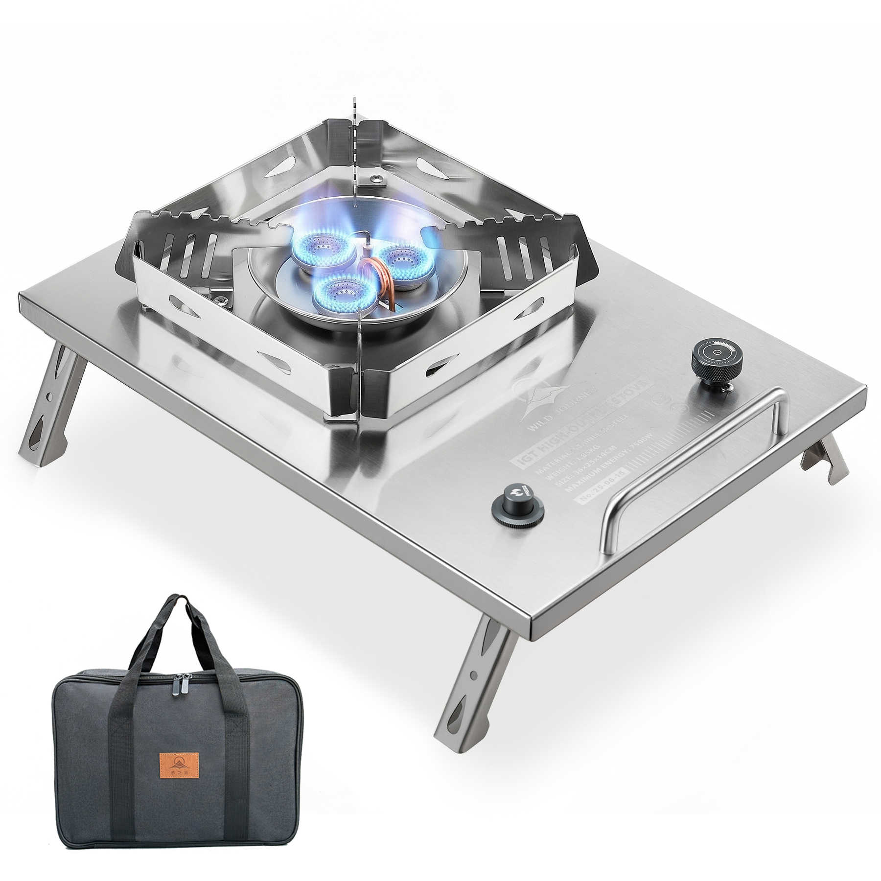 Foldable IGT Gas Camping Stove