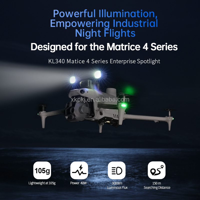 LKTOP Matrice4 Industrial Series Drone Searchlight Accessories Compatible with DJI Drones for Sale