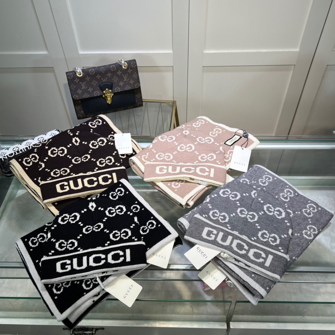 TOP GUCCI G*G Classic Hat sets - 4 Colors