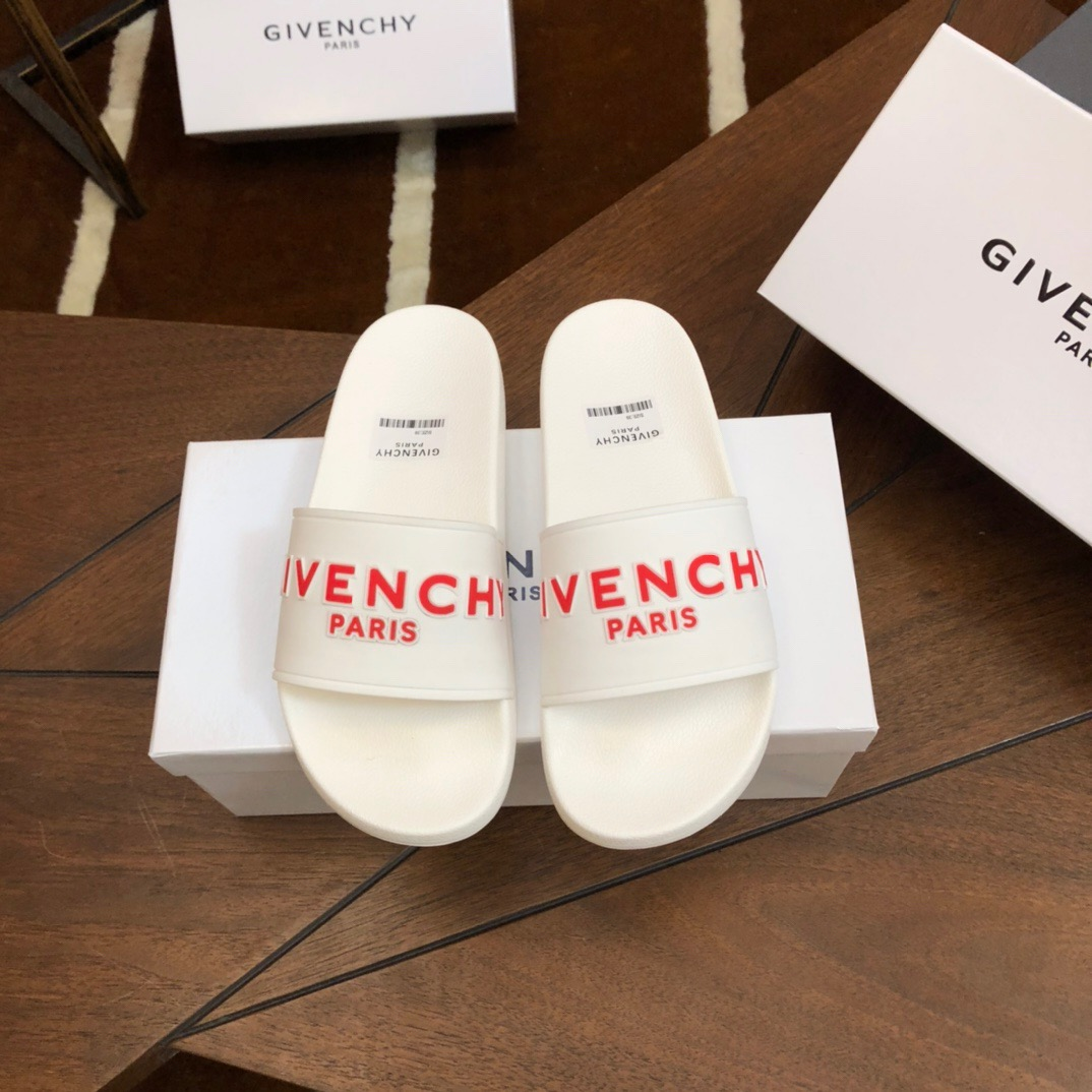 Givenchy Rubber Logo flip-flops Slide Sandal(Replica)