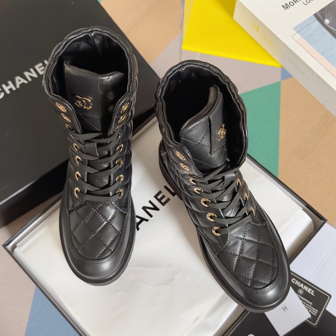 Tops CHANEL Thick Soled Short Boots - 4.5CM - 2 Colors