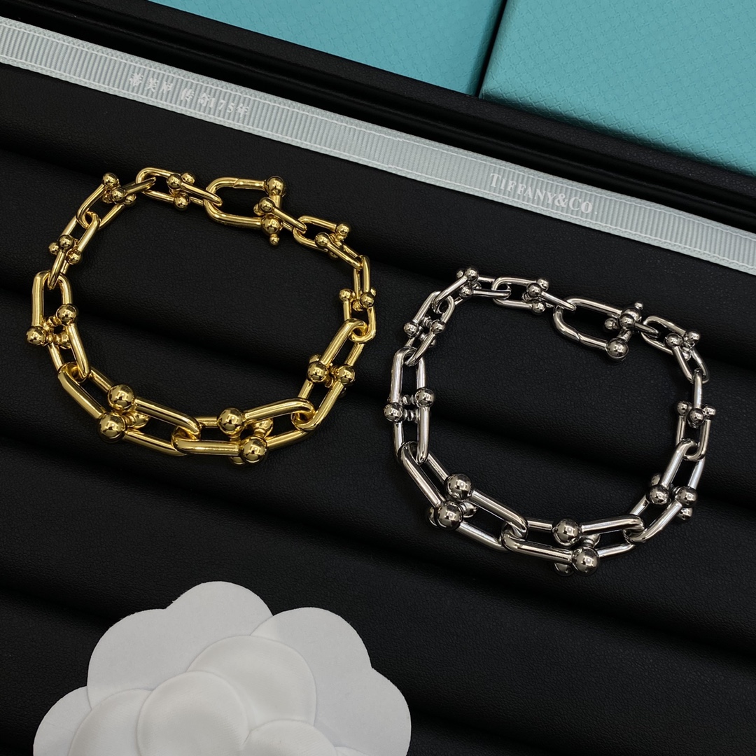 TOP Tiffany & Co. Lock Bracelet - 2 Color