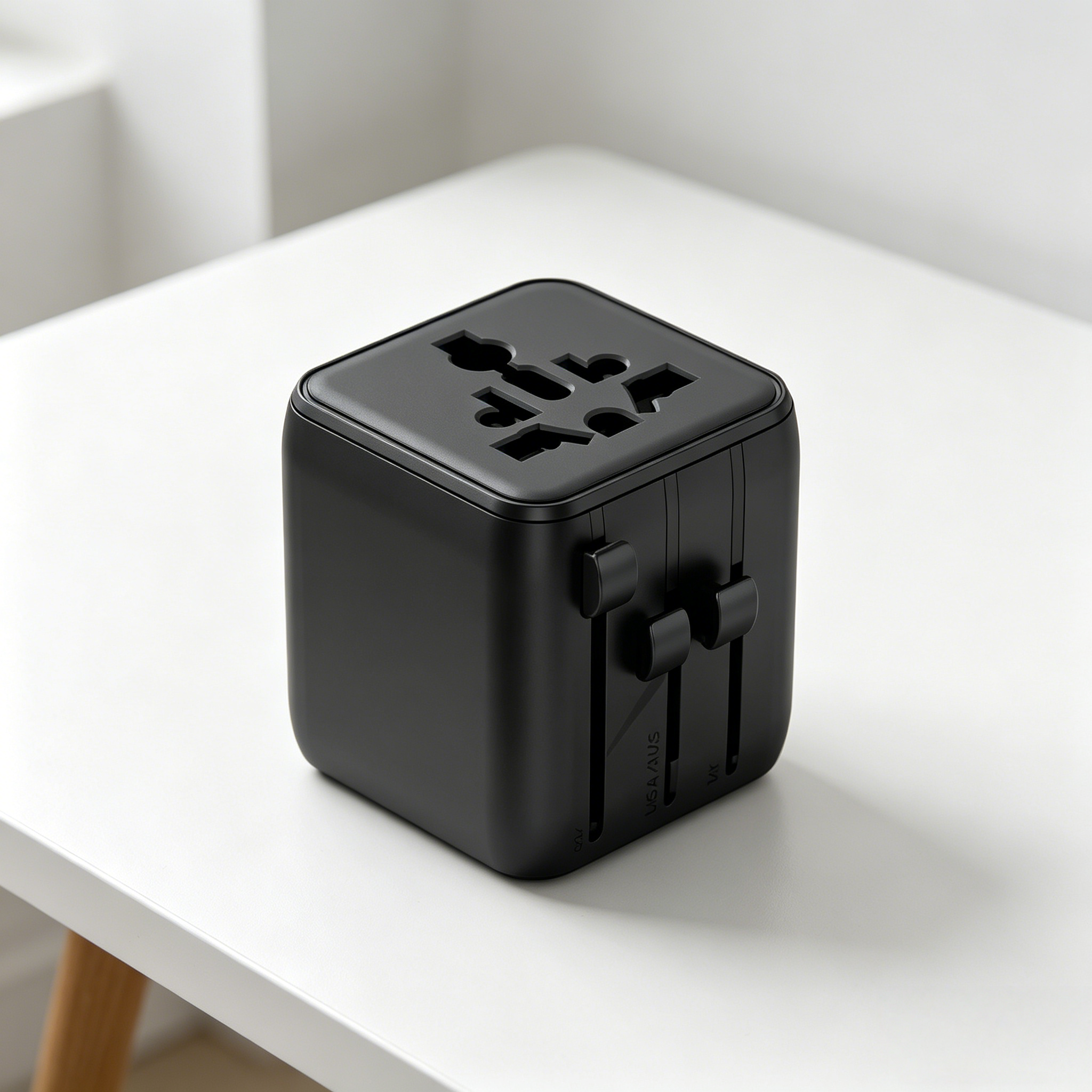 Travel Wall Charger Small Plug Universal International Adapter Usb Wall Charger Adapter Travel Power Adapter 2AC Travel Socket for Home Use