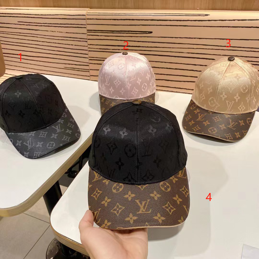 TOP Louis Vuitton LV Baseball Hat Canvas - 4 Colors