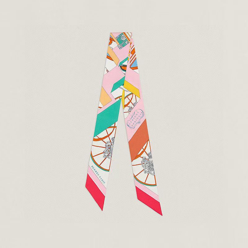 TOP HERMES Twilly Springs Springs Twilly 86 x 5 cm - Four Colours