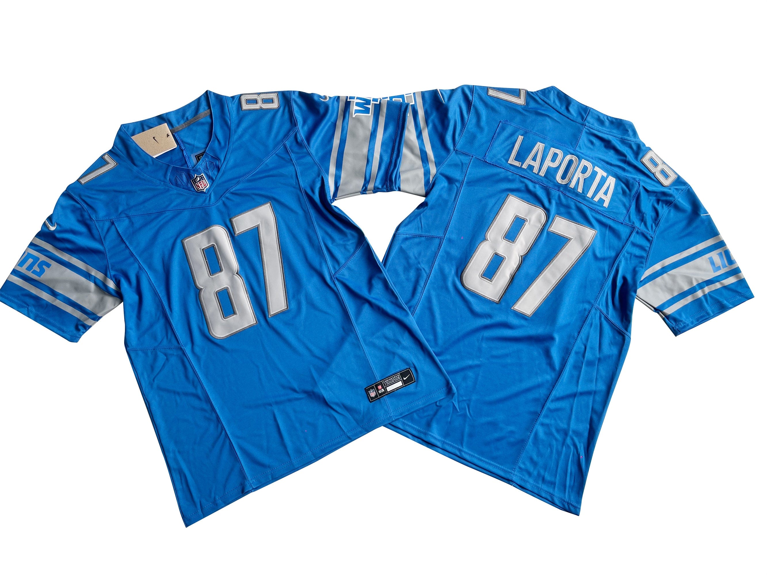 Detroit Lions 87# Sam Laporta  Vapor F.U.S.E. Limited Jersey