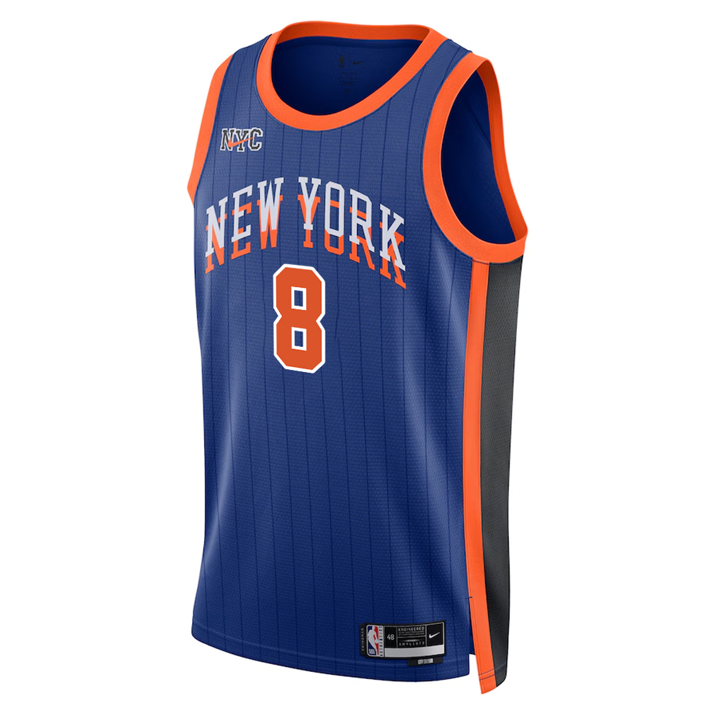 Og Anunoby New York Knicks 24-25 Blue City Edition Jersey